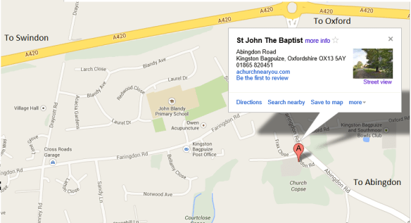 St John Baptist Church Location